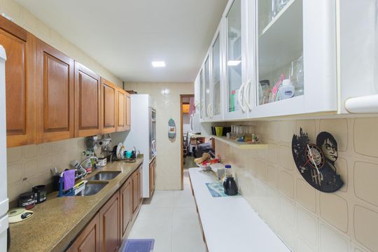 Cozinha de apartamento à venda com 3 quartos, 123m² em Maracanã, Rio de Janeiro
