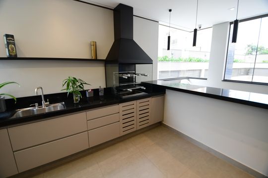 Área comum - Churrasqueira de apartamento à venda com 3 quartos, 117m² em Jardim das Paineiras, Campinas