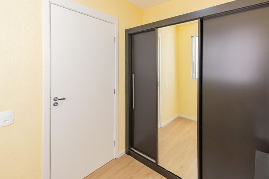 Quarto 1 de apartamento para alugar com 2 quartos, 33m² em Jardim Caravelas, São Paulo