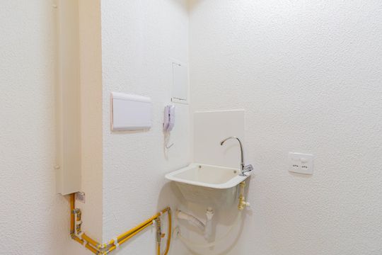 Detalhe da area de serviço de apartamento para alugar com 2 quartos, 33m² em Jardim Caravelas, São Paulo