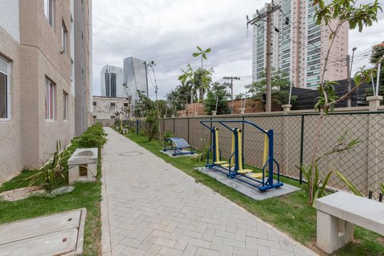 Área comum - Fitness Externo de apartamento para alugar com 2 quartos, 33m² em Jardim Caravelas, São Paulo