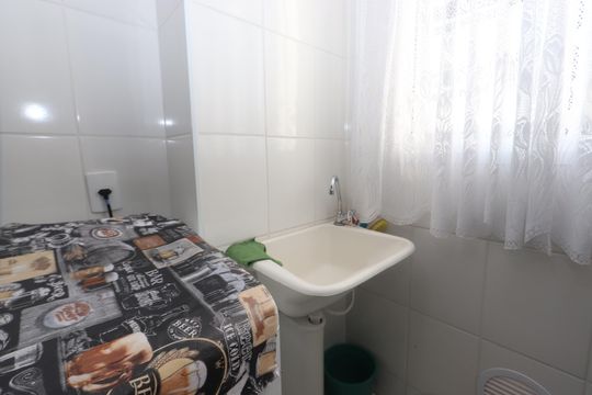 Cozinha - Lavanderia de apartamento à venda com 2 quartos, 50m² em Vila Metalúrgica, São Paulo