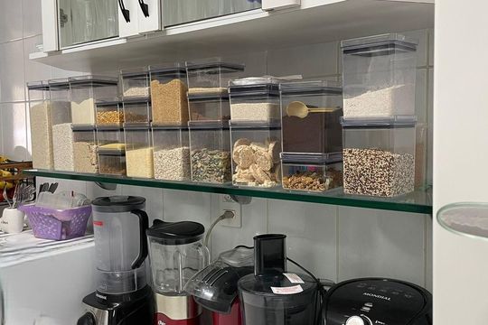 Cozinha de apartamento à venda com 4 quartos, 139m² em Fazenda Morumbi, São Paulo