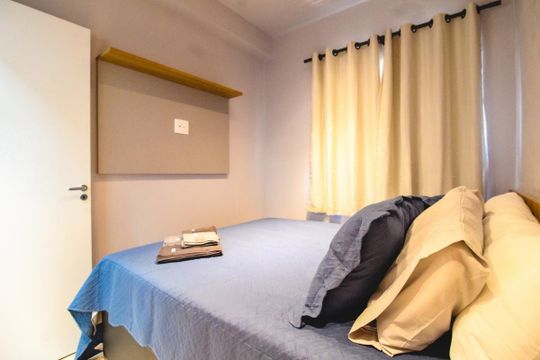 Quarto de apartamento à venda com 1 quarto, 34m² em Vila Clementino, São Paulo