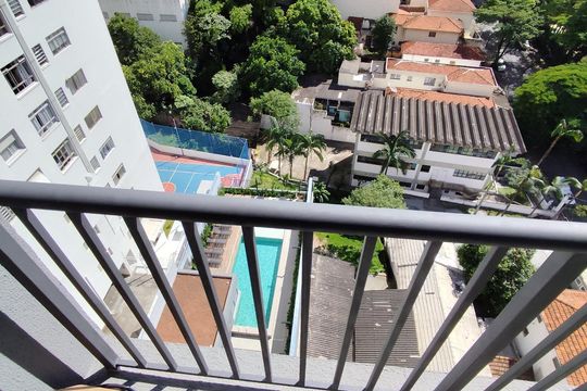 Varanda de kitnet/studio à venda com 1 quarto, 27m² em Perdizes, São Paulo