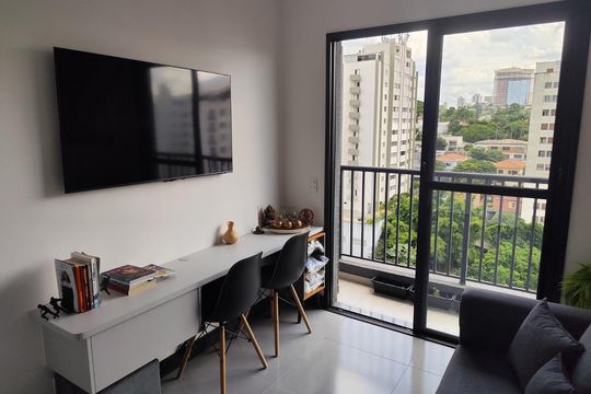 Sala de kitnet/studio à venda com 1 quarto, 27m² em Perdizes, São Paulo