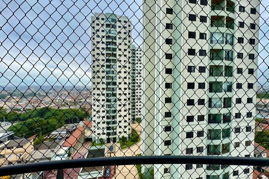 Varanda da Sala de apartamento à venda com 3 quartos, 76m² em Gopouva, Guarulhos