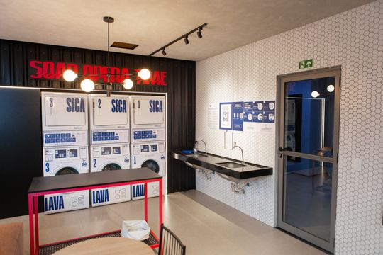 Área comum de apartamento para alugar com 1 quarto, 30m² em Indianópolis, São Paulo