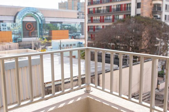 Varanda de apartamento para alugar com 1 quarto, 30m² em Indianópolis, São Paulo