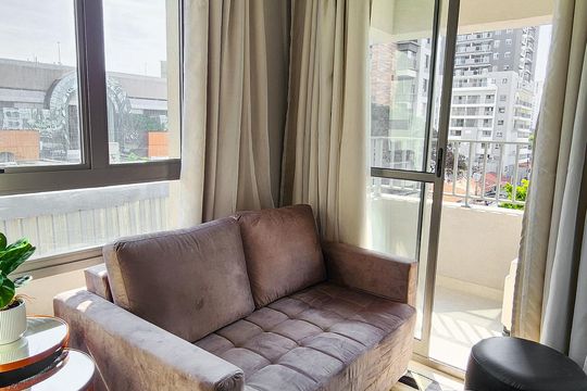 Apartamento para alugar com 1 quarto, 30m² em Indianópolis, São Paulo