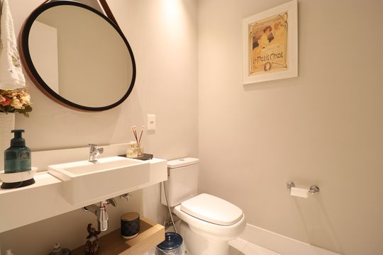 Lavabo de apartamento à venda com 3 quartos, 168m² em Lapa, São Paulo