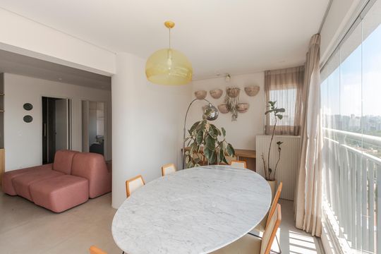 Varanda de apartamento à venda com 2 quartos, 88m² em Santo Amaro, São Paulo