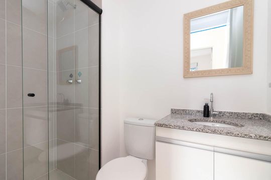 Banheiro de apartamento para alugar com 2 quartos, 37m² em Santana, São Paulo