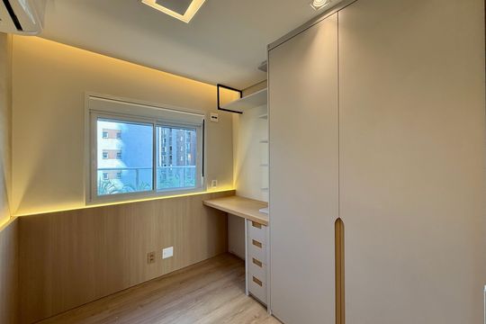 Quarto 2 de apartamento à venda com 2 quartos, 140m² em Jardim Caravelas, São Paulo
