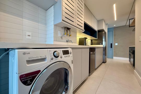 Área de Serviço de apartamento à venda com 2 quartos, 140m² em Jardim Caravelas, São Paulo