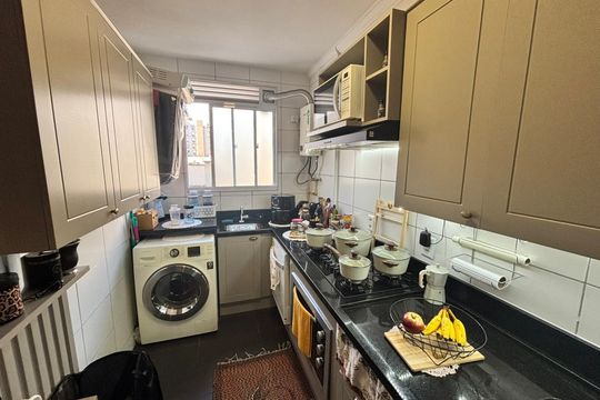Cozinha de apartamento à venda com 2 quartos, 48m² em Vila Rosa, Novo Hamburgo