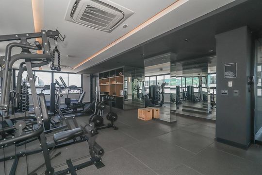 Área comum - Academia de apartamento à venda com 1 quarto, 28m² em Boa Vista, Porto Alegre