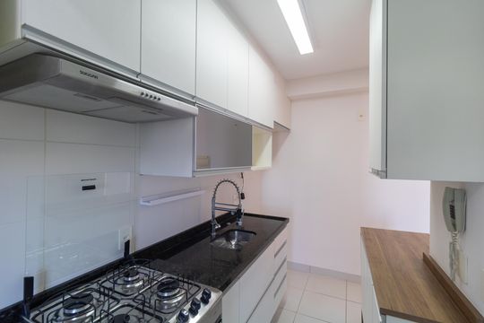 Cozinha de apartamento à venda com 2 quartos, 65m² em Jardim Nossa Senhora Auxiliadora, Campinas