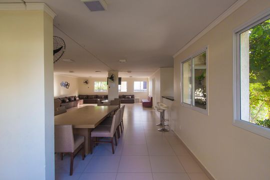 Área comum - Salão de festas de apartamento para alugar com 2 quartos, 57m² em Parque Viana, Barueri