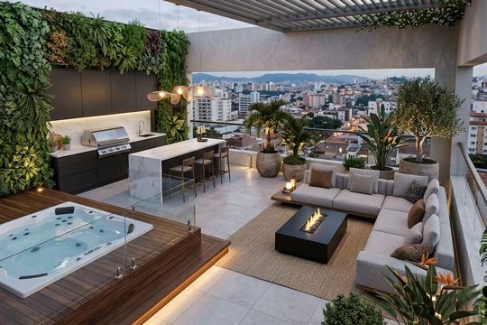 Apartamento à venda com 4 quartos, 168m² em Santa Cruz, Belo Horizonte