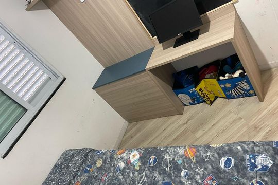 Quarto de apartamento para alugar com 2 quartos, 96m² em Vila Bela Vista, Santo André