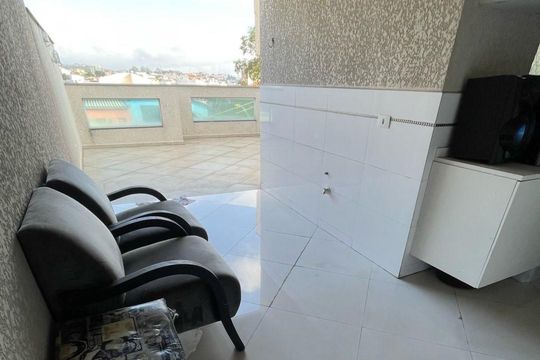 Área externa de apartamento para alugar com 2 quartos, 96m² em Vila Bela Vista, Santo André