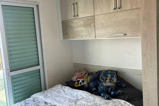 Quarto de apartamento para alugar com 2 quartos, 96m² em Vila Bela Vista, Santo André