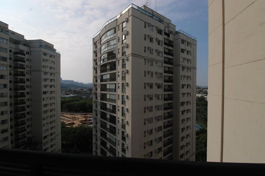 Área de serviço - Vista de apartamento à venda com 4 quartos, 166m² em Barra Olímpica, Rio de Janeiro