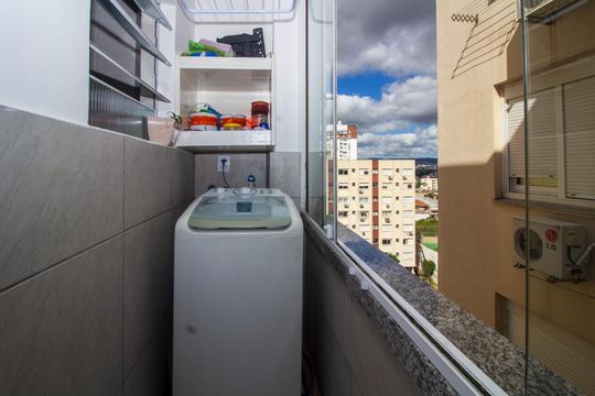 Área de serviço de apartamento para alugar com 2 quartos, 52m² em Centro Histórico, Porto Alegre