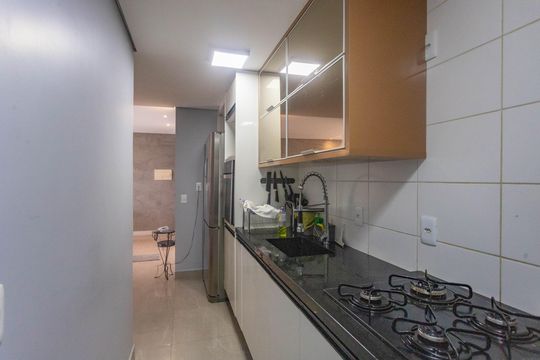 Cozinha de apartamento para alugar com 2 quartos, 56m² em Taboão, São Bernardo do Campo