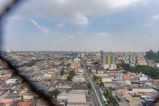Vista da varanda da sala de apartamento para alugar com 2 quartos, 56m² em Taboão, São Bernardo do Campo