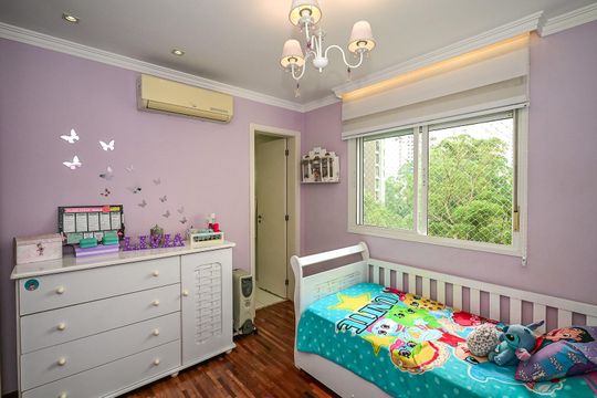 Suíte 1 de apartamento à venda com 3 quartos, 223m² em Vila Morumbi, São Paulo