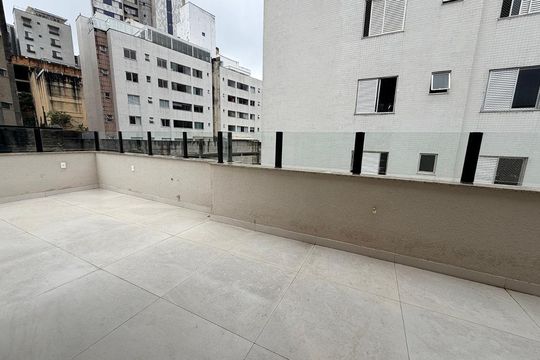 Área externa de apartamento à venda com 3 quartos, 133m² em Santo Antônio, Belo Horizonte