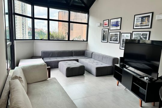Sala de apartamento à venda com 3 quartos, 170m² em Morumbi, São Paulo