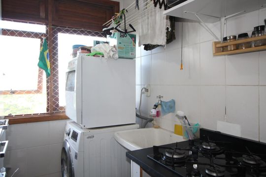 Área de Serviço de apartamento à venda com 4 quartos, 123m² em Jardim Sabará, Porto Alegre