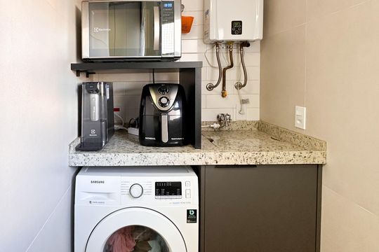 Área de Serviço de apartamento à venda com 2 quartos, 68m² em Jardim do Mar, São Bernardo do Campo