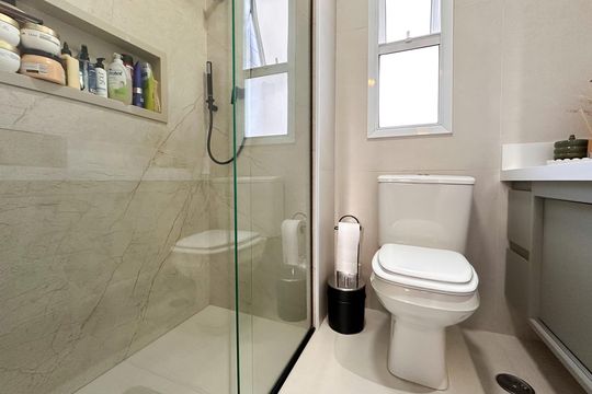 Banheiro da Suíte de apartamento à venda com 2 quartos, 68m² em Jardim do Mar, São Bernardo do Campo