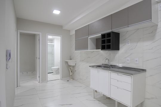 Cozinha - Armários de apartamento para alugar com 2 quartos, 36m² em Vila Andrade, São Paulo
