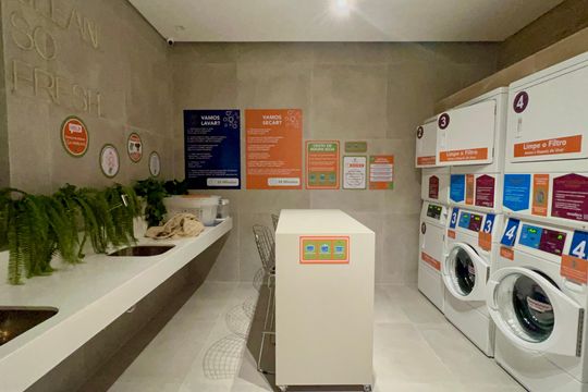 Área comum de kitnet/studio à venda com 1 quarto, 29m² em Pompeia, São Paulo