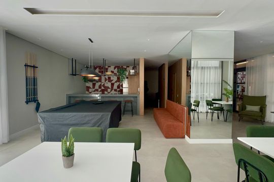 Área comum de kitnet/studio à venda com 1 quarto, 29m² em Pompeia, São Paulo