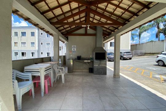 Churrasqueira de apartamento à venda com 2 quartos, 60m² em Angola, Betim