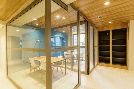 Área comum de kitnet/studio para alugar com 1 quarto, 25m² em Vila Olímpia, São Paulo