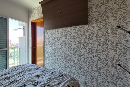 Suíte de apartamento à venda com 3 quartos, 140m² em Vila Guarani, Santo André