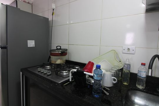 Cozinha de apartamento à venda com 2 quartos, 35m² em Cidade Patriarca, São Paulo