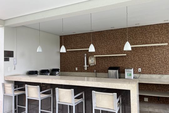 Área comum - Churrasqueira de apartamento para alugar com 2 quartos, 65m² em Várzea da Barra Funda, São Paulo