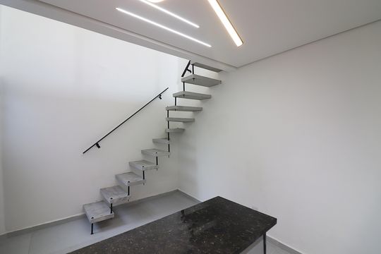 Sala/Cozinha de kitnet/studio para alugar com 1 quarto, 34m² em Jardim do Mar, São Bernardo do Campo