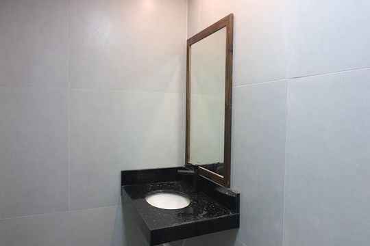 Banheiro Social de kitnet/studio para alugar com 1 quarto, 34m² em Jardim do Mar, São Bernardo do Campo