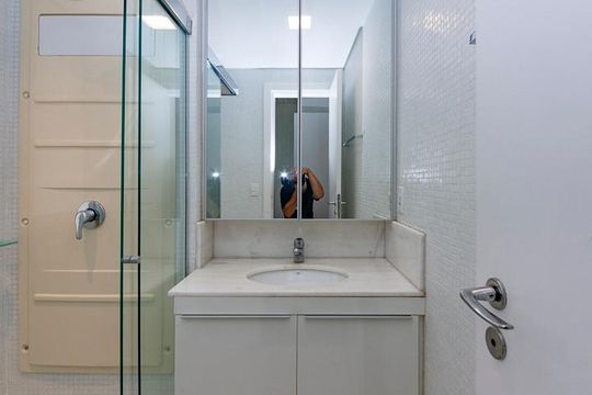 Banheiro da Suíte 3 de apartamento para alugar com 4 quartos, 306m² em Vila da Serra, Nova Lima