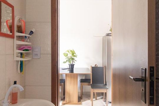 Banheiro Social de casa à venda com 2 quartos, 33m² em Campo de Santana, Curitiba