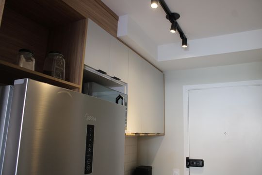 Cozinha de kitnet/studio à venda com 1 quarto, 38m² em Vila Mariana, São Paulo